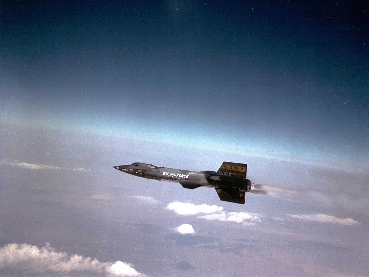 North American X-15 pulling away
