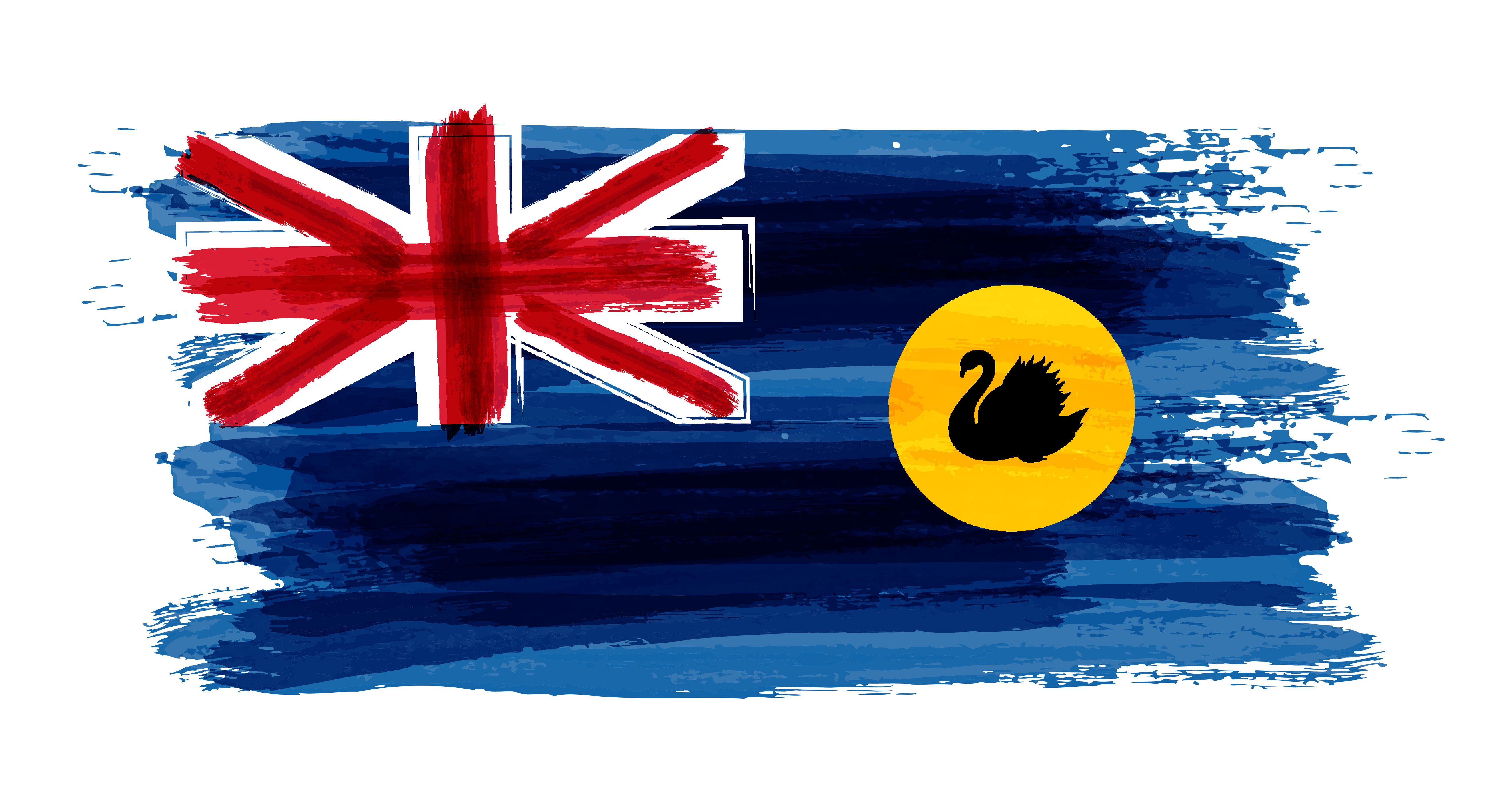 An illustration of the Western Australian flag