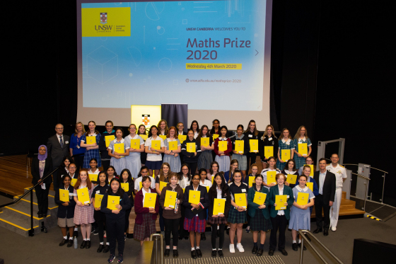 Maths Prize Group Photo