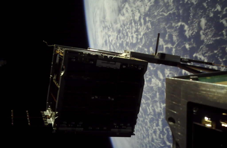 In-space photo of the M2 satellite separating 